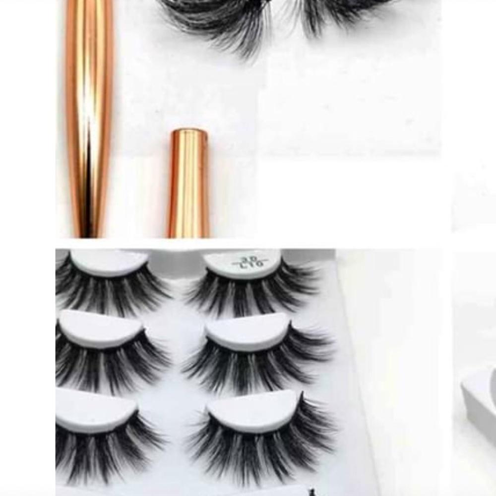 (4) Pair 3D Magnetic Eyelashes